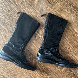 Prada patent leather boot 38